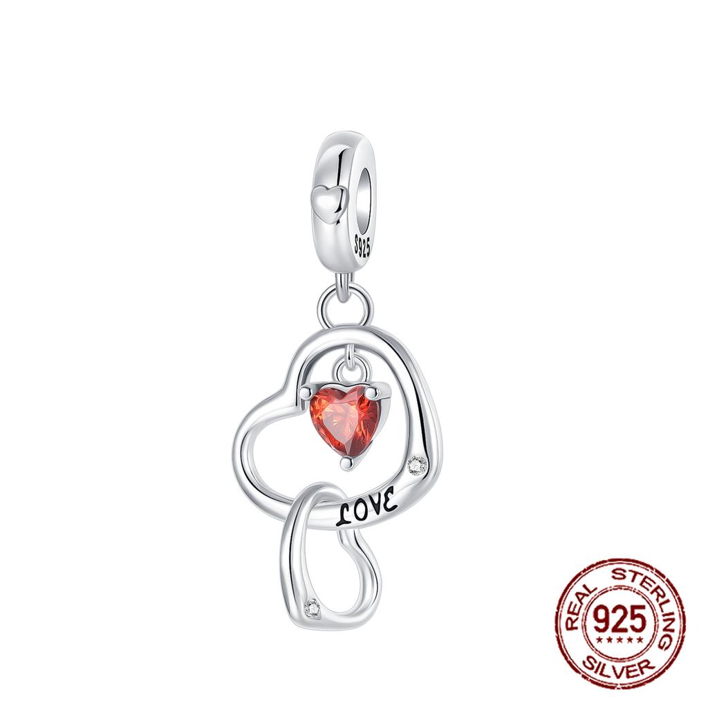 Double Sided Heart Sisters Charm Copper Tree Of Life Family Dangle Pendant Fit Bracelet Necklace Diy Jewelry