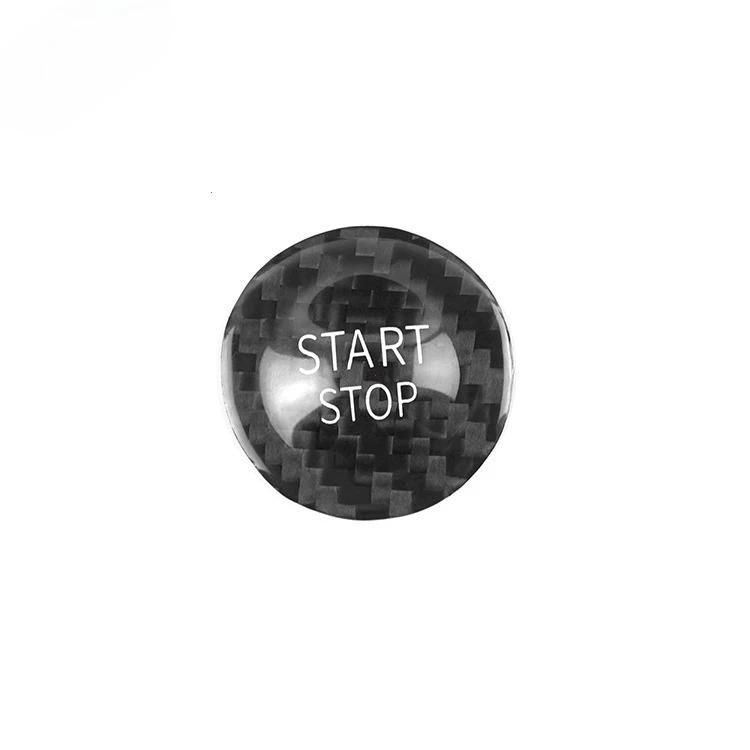 Real Carbon Fiber Engine Start Stop Button Cover Sticker for Renault Megane 3 2 Clio 4 Car Captur 2013-2018