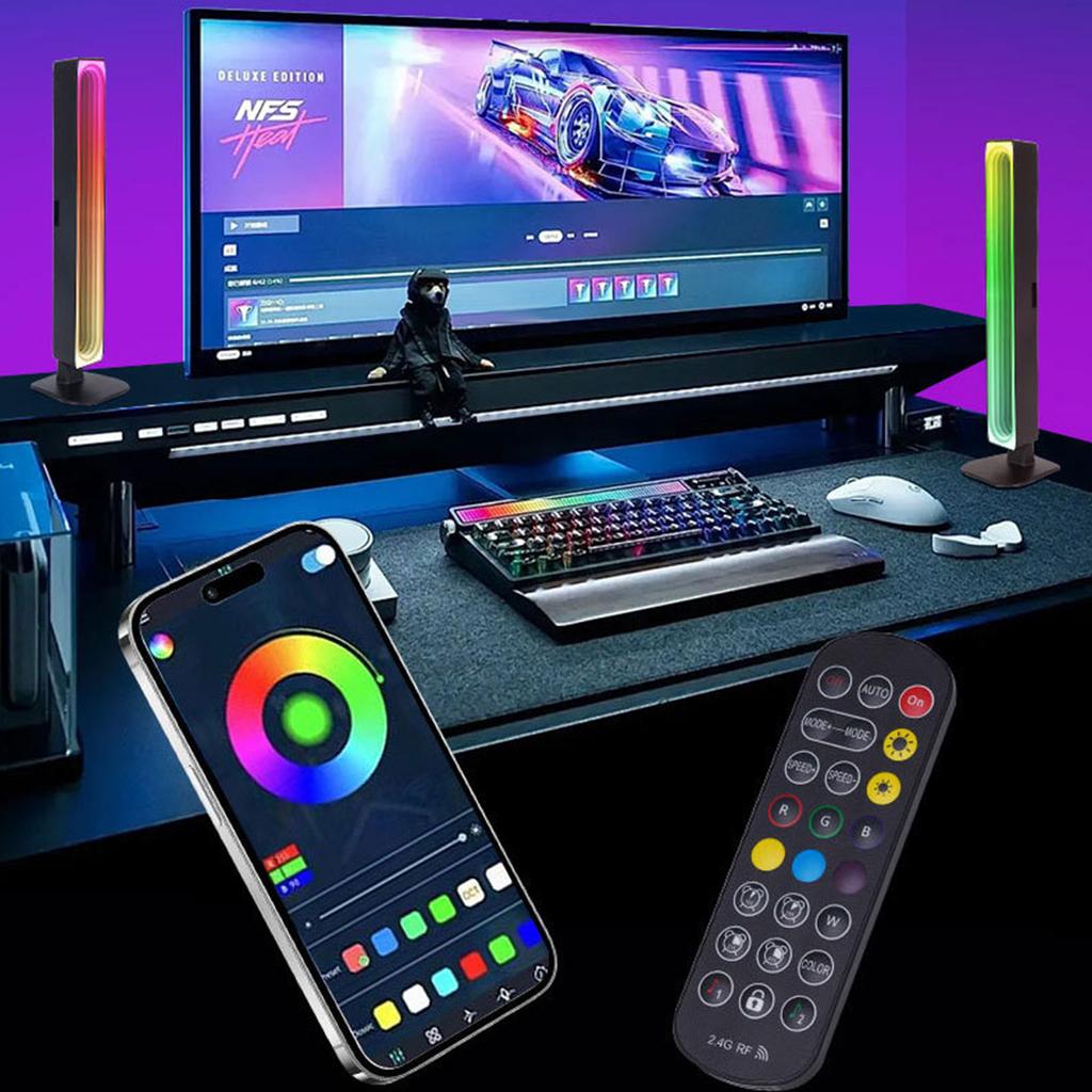 LED RGB Light Bar Home Car Music Rhythm Light RGB Color-changing Atmosphere Light WiFi APP Control