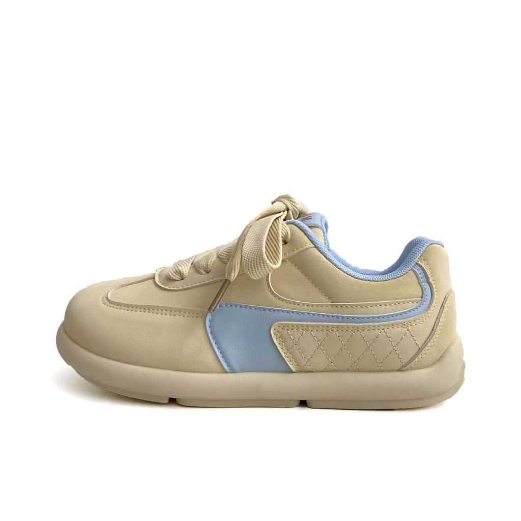 2025 New Spring and Autumn Casual Versatile Board Shoes Campus Style Women's Sports Retro Lightweight Flat Non-slip German Training Shoes