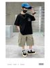 Boys' Summer Short sleeved T-shirt Set 2026 New Summer Mid to Large sized Children's Boys' Summer Style Trendy Brand Wings