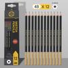 12Pcs/Box Wooden Lead Pencils Hb-14B High-Quality Art Draw Specific Graphite Core Sketching Writing Stationery Supplies