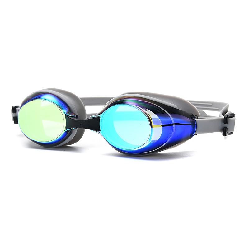 Hochauflösende Schwimmbrille für Erwachsene, wasserdicht, beschlagfrei, flache Schwimmbrille für Herren und Damen, Schwimmbrille und Ausrüstung