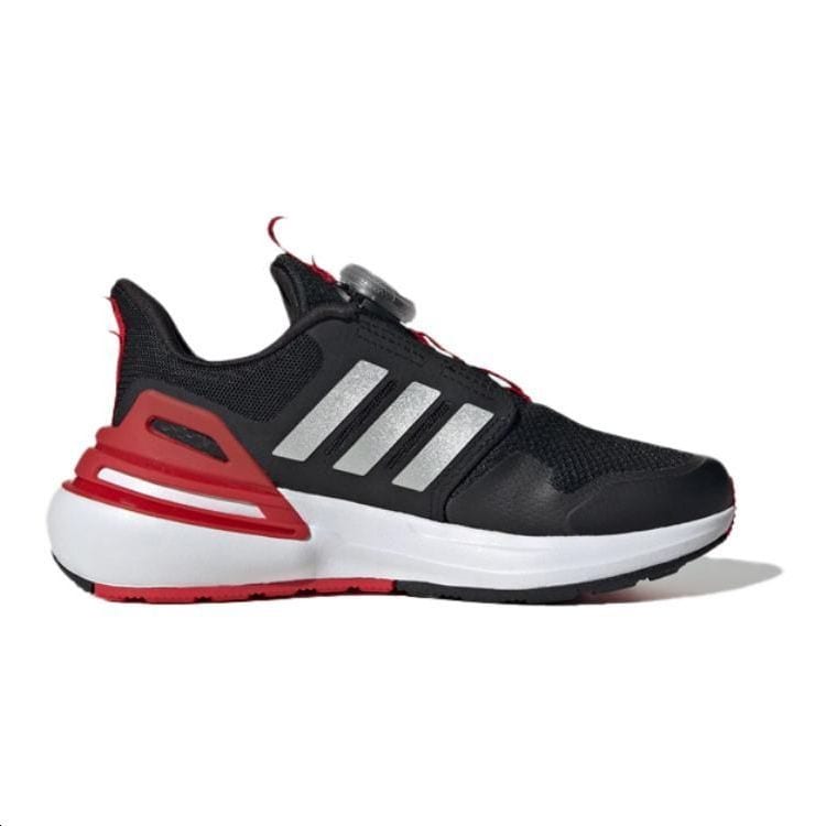 Adidas Rapidasport BOA Fabric Cushioning, Wear Resistant Low top Kids Lifestyle Shoes Black Red Kids' ID3388