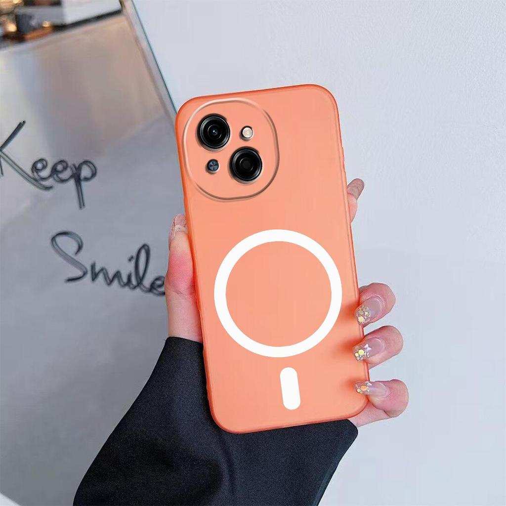 Case for TECNO SPARK GO 1S,1,2025,TECNO POP 9 4G Premium Magnetic Matte Phone Casing Protection Cover