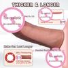 Silicone Penis Sleeve for Men: Enlargement & Simulation Dildo Toy