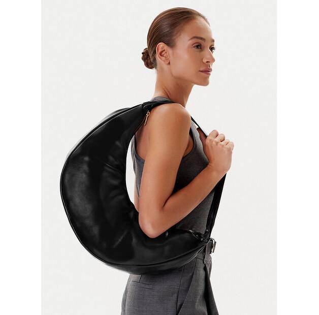 Bag Calvin Klein Calvin Klein Pinched Soft Crescent Lg LV04F3009G Black