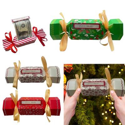 Weihnachts-Überraschung Geld-Ziehbeutel DIY Partygeschenke Spardose Geldgeschenkhalter Geburtstags-Spardose für Geldgeschenk