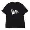 New Era Archive Logo Flag Logo Short Sleeve Cotton and 14121922 T-Shirt (Black/Large/Men's Women's)