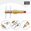 Smooth 14 Inch FNPT Brass Washer Quick Coupling For Refrigerator Quick Connect