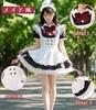 [KALAOK] Maid Outfit with Petticoat 5-Piece Set Lolita Dress Apron Maid Cafe School Festival Event Black M