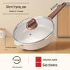Non-Stick Medical Stone Frying Pan for Steak, Omelette, and Pancakes - Suitable for Induction and Gas Stoves