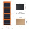 25-60W Foldable Solar Panel Bag, Multi-Port USB+DC Portable Solar Charger for Camping Hiking Phone Charging