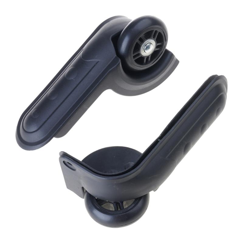 1 Pair DIY Suitcase Replacement Casters Repair Spare Castor Wheels for Travel Luggages Easy Install