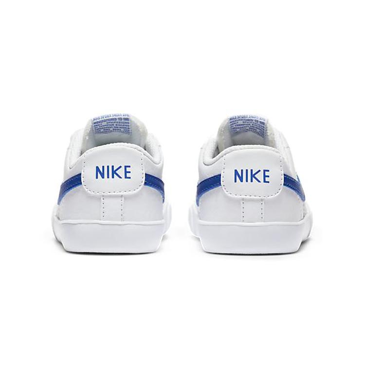 Nike Blazer Slip Resistant Abrasion Resistant Slip Resistant Abrasion Resistant Low top Toddler Shoes White Blue CZ7581-100