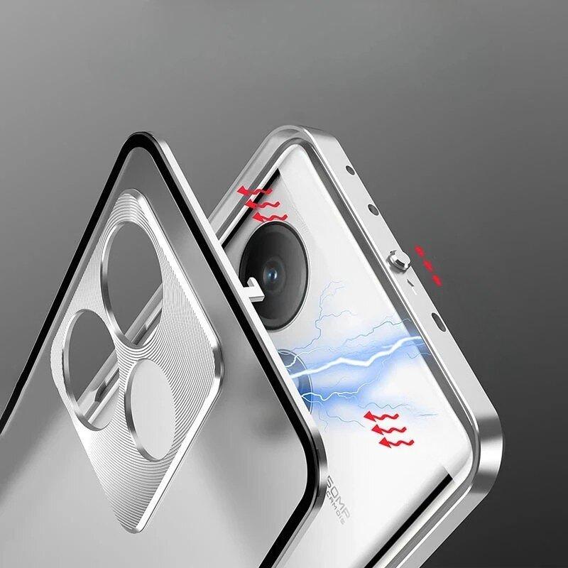 Case for Realme GT 6 / 6T, Frame Case, Silver