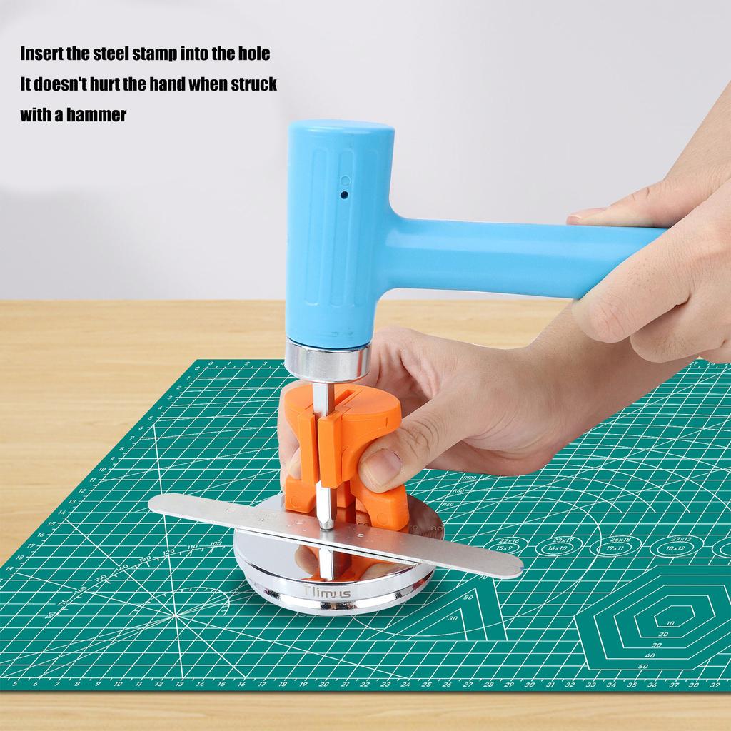 Professional Metal Engraving Tool Featuring Plastic Construction and Firm Stamp Retention