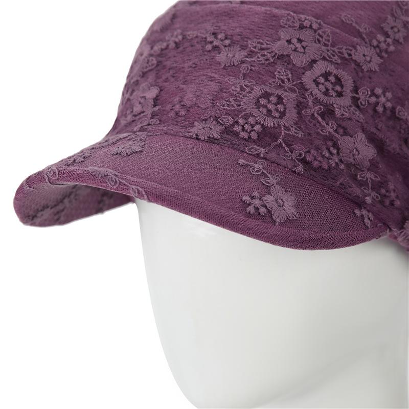 Ladies Peaked Cap Spring Summer Thin Mesh Cap Beret Casual Newsboy Hat Mom Hat Versatile