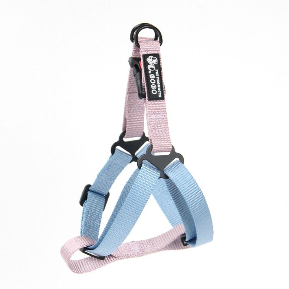 

Anti-lost Walking Dog Leash Adjustable Dog Accessories High Quality Dog Harness Pets S-Pink&Blue