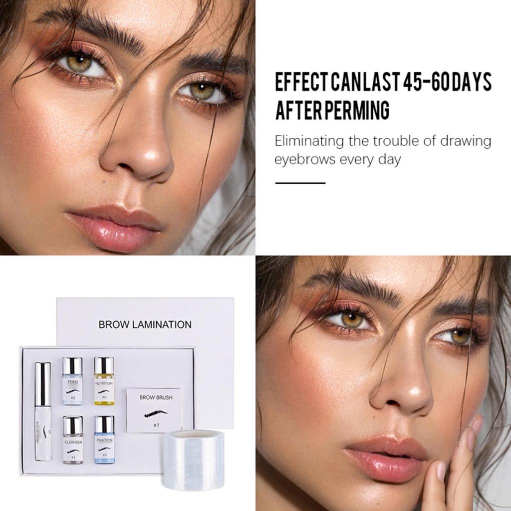 Brow Lift Kit Eyebrow Lamination Kit Brow Perm Kit   Eyebrows Lifting Styling Kit for Beautiful Eyebrows  -lasting for Salon & Home Use