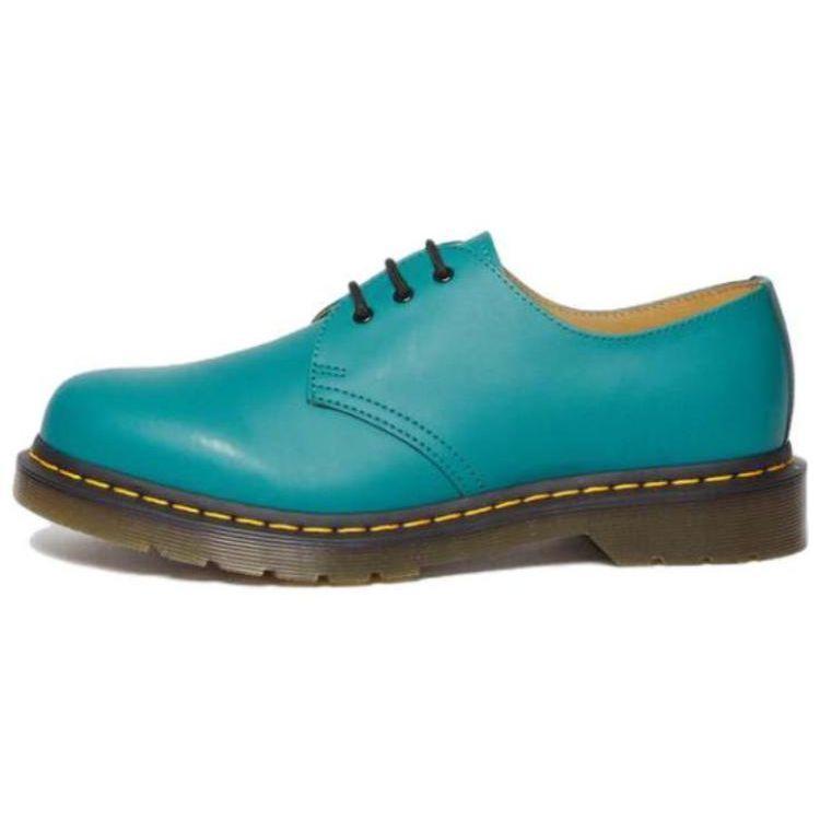 Dr. Martens Kožené Módní Všestranné Nízké Neformální Boty Unisex Neformální Boty Teal 31009337