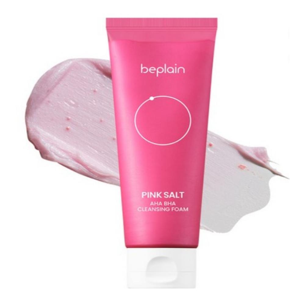 Beplain Pink Salt AHA BHA Cleansing Foam Exfoliating & Brightening Face Wash 120ml