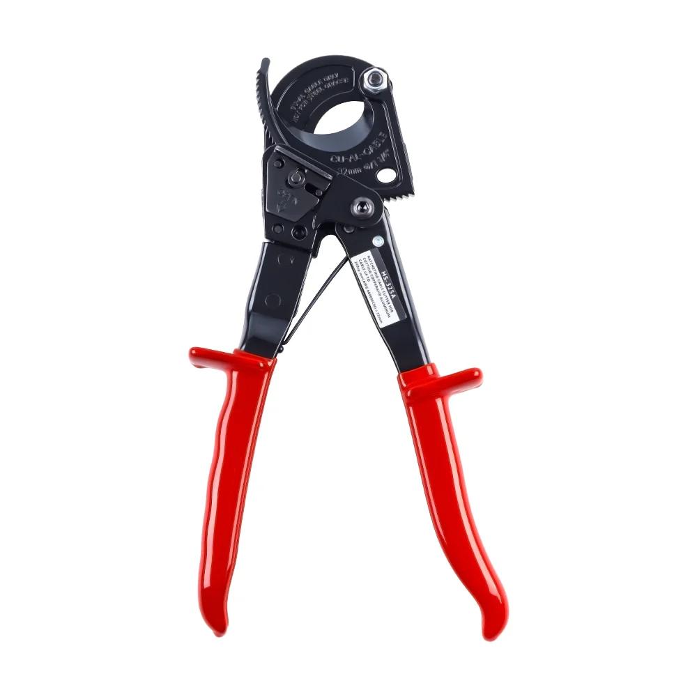 

Ratcheting Cable Cutter Wire Plier 0-240mm² Professional Cutting Tool For Copper/Aluminum Metal Conductors Optical Fibers Cables