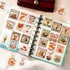 10/30/50pcs Retro Food Cake Noodle Cartoon Stickers Aesthetic Decals Waterproof DIY Fridge Laptop Vintage Decoration Sticker