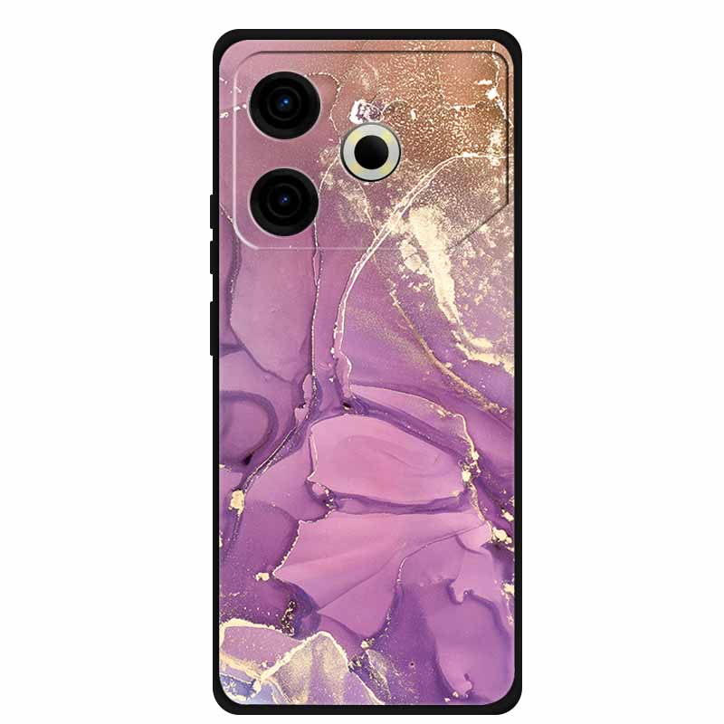 Phone Case For Tecno Pova6 Neo TPU Back Coque for Pova 6 Neo Marble Colour Soft Cover Protective Funda Luxury Silicone Shell