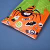50pcs Trick or Treat Halloween Candy Bags Snack Pouch Food Plastic Pack Gift Bag Transparent Cellophane Pumpkin Bat