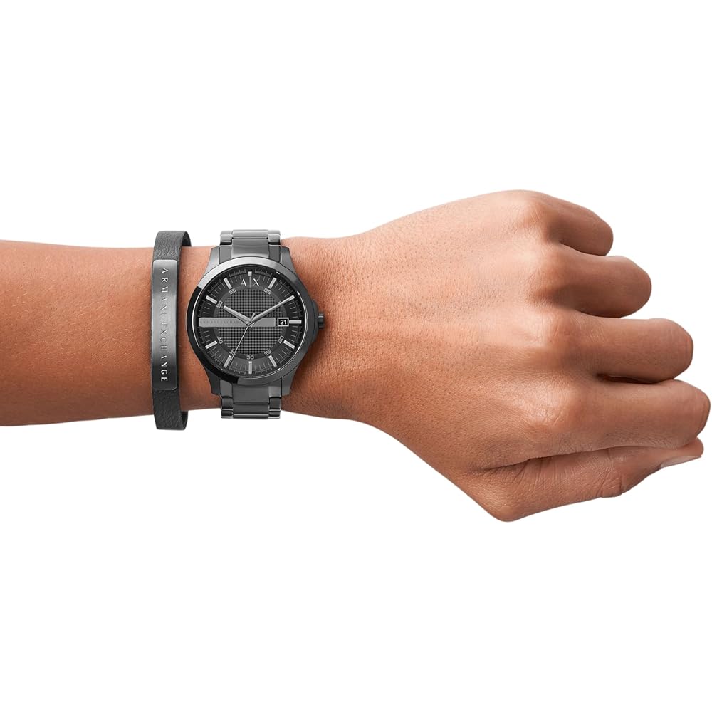 A|X Armani Exchange AX7101 Herrenuhr, Schwarz