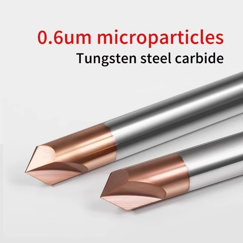 

2 Flute Countersink Chamfering 55 Degree End Mill New Metal Milling 3x3Dx50Lx90