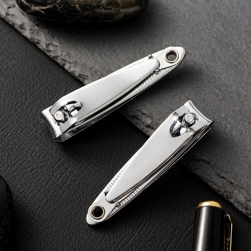 

Portable Stainless Steel Flat Edge Nail Clippers for Adults - Compact Manicure Tool for Foot Care