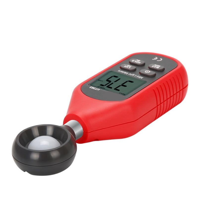 Professional LED Light Meter Digital Illuminance Meter with 0-200,000 Measuring Range for Library Mall