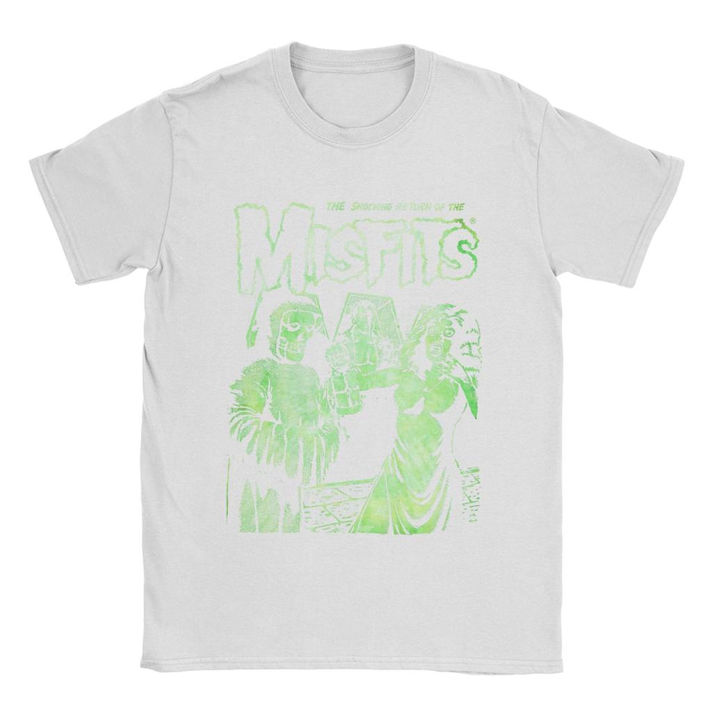 Men T-Shirt The Misfits The Return Funny Pure Cotton Tees Short Sleeve T Shirt O Neck Tops 4XL 5XL 6XL