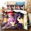 Anime Seraph of the End Bedding Set Duvet Cover Bedroom Comforter Covers Single Twin King Size Quilt Cover Home Textile