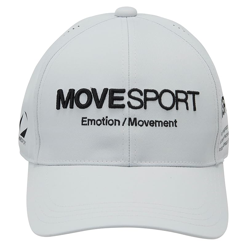 

[Move Sports] Descente hat cap Partially antibacterial and deodorizing running walking men s ladies ST5SCP00U GY00(ST5SCP00U)