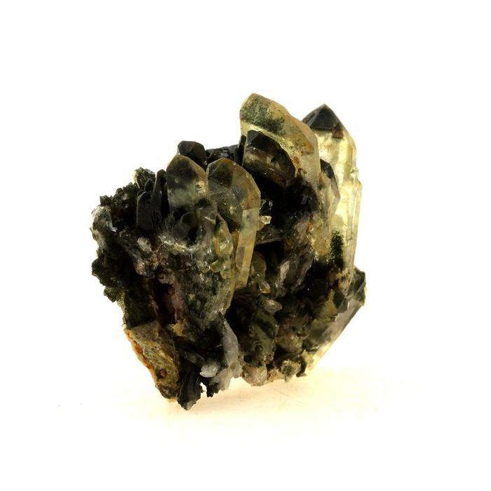 Pierres et Minéraux. Quartz à Ame + Chlorite. 279.0 ct. L'Alpe d'Huez, Glacier de Sarenne, Bourg d'Oisans, France..