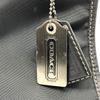 Used COACHBriefcase black canvas/leather mens