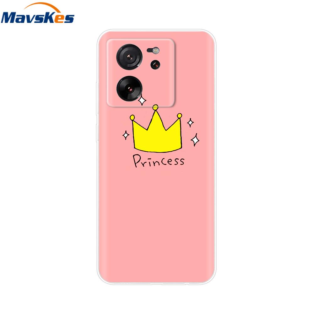 Clear Silicone Case For Xiaomi 13T Pro Back Cover For Xiaomi 13T Case Soft TPU Bumper Protective Phone Cases Mi13T Fundas Coque