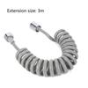 Three-Gear Stop Water Shower Head with Hair Washing Extension