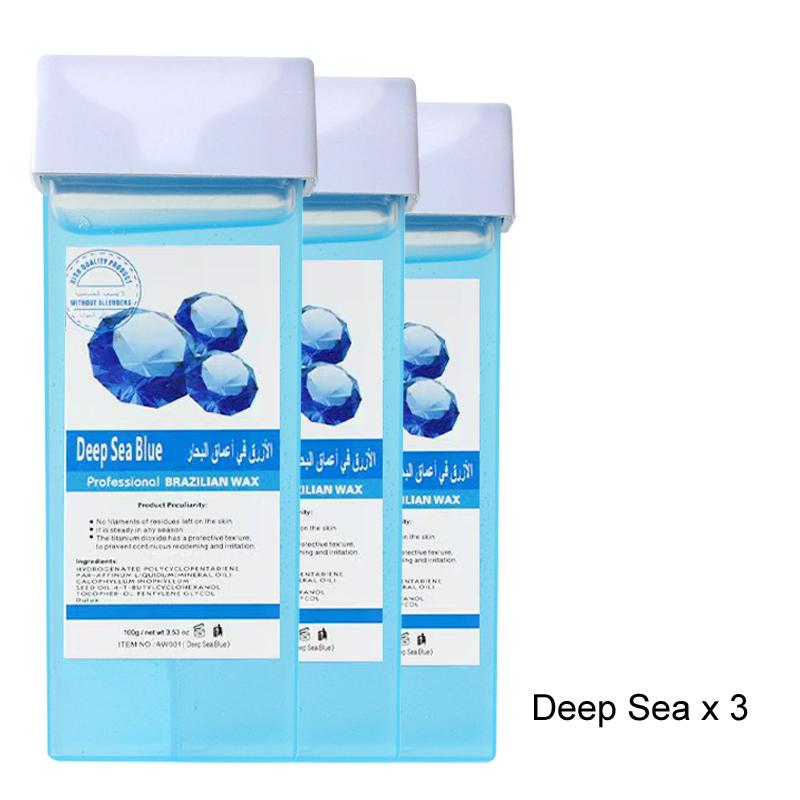 Roll On Refill Hair Removal Wax Painless Depilatory Wax Roller Rose Wax Body Hair Removal For Any Roll On Wax Warmer Cartridge