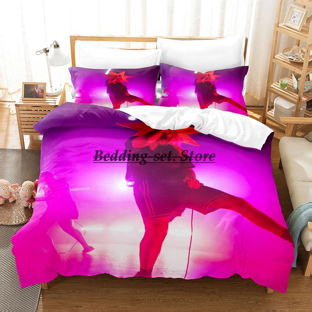100 Gecs Bedding Set Single Twin Full Queen King Size Bed Set Aldult Kid Bedroom Duvetcover Sets 3D Print Anime Bed Sheet Set