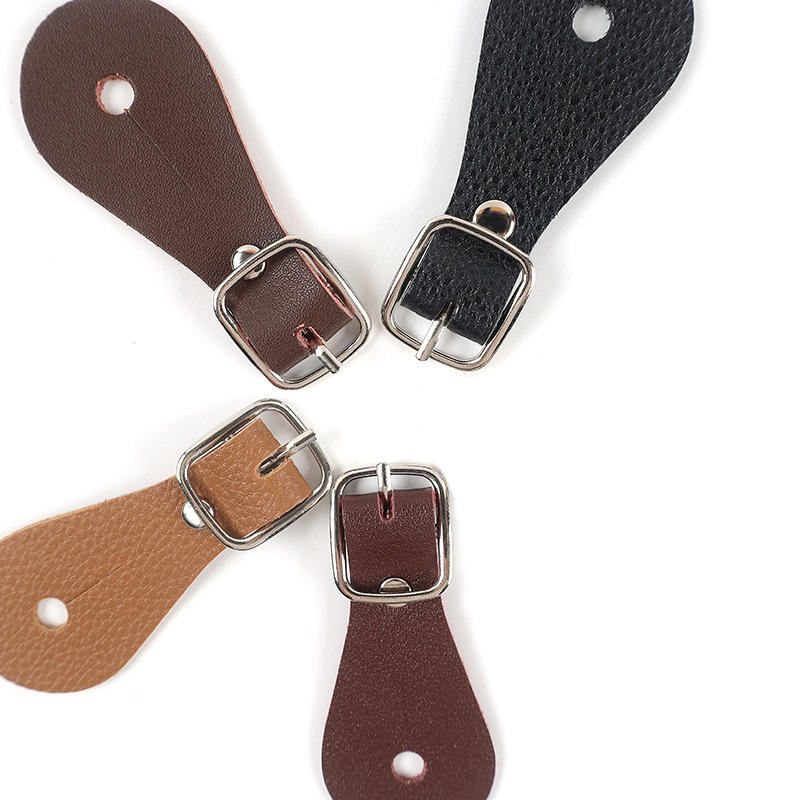 Equestrian Spur Straps Adjustable Leather Horse Riding Spur Straps with Buckle for Horse Riding Outdoor Equestrian Equipment