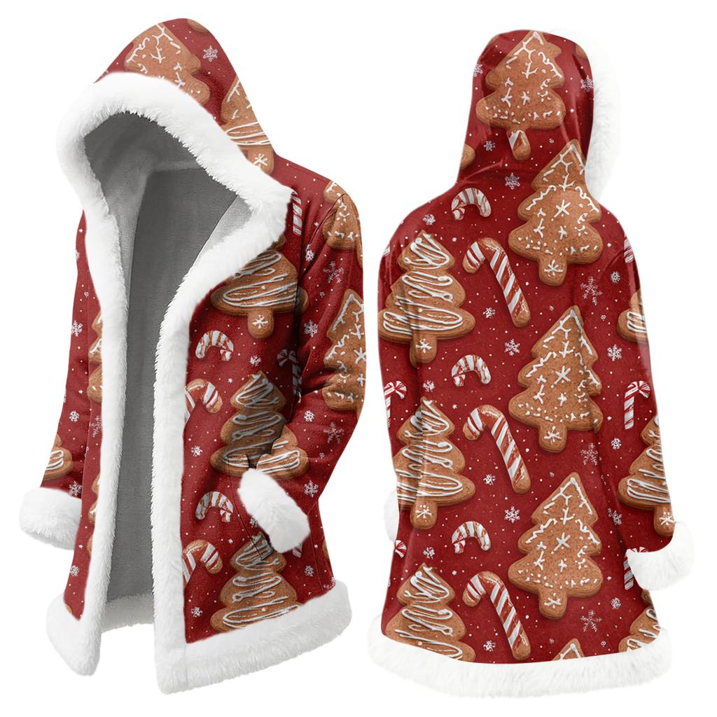 Pánská ležérní bunda s vánočním potiskem