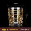 European Style Gold Crystal Whiskey Glass