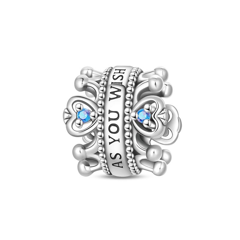 Sweety 925 Silver Birthday Cake Crown Heart Butterfly Sunflower Charms Beads Fit 3mm Bracelets DIY Fine Jewelry Making