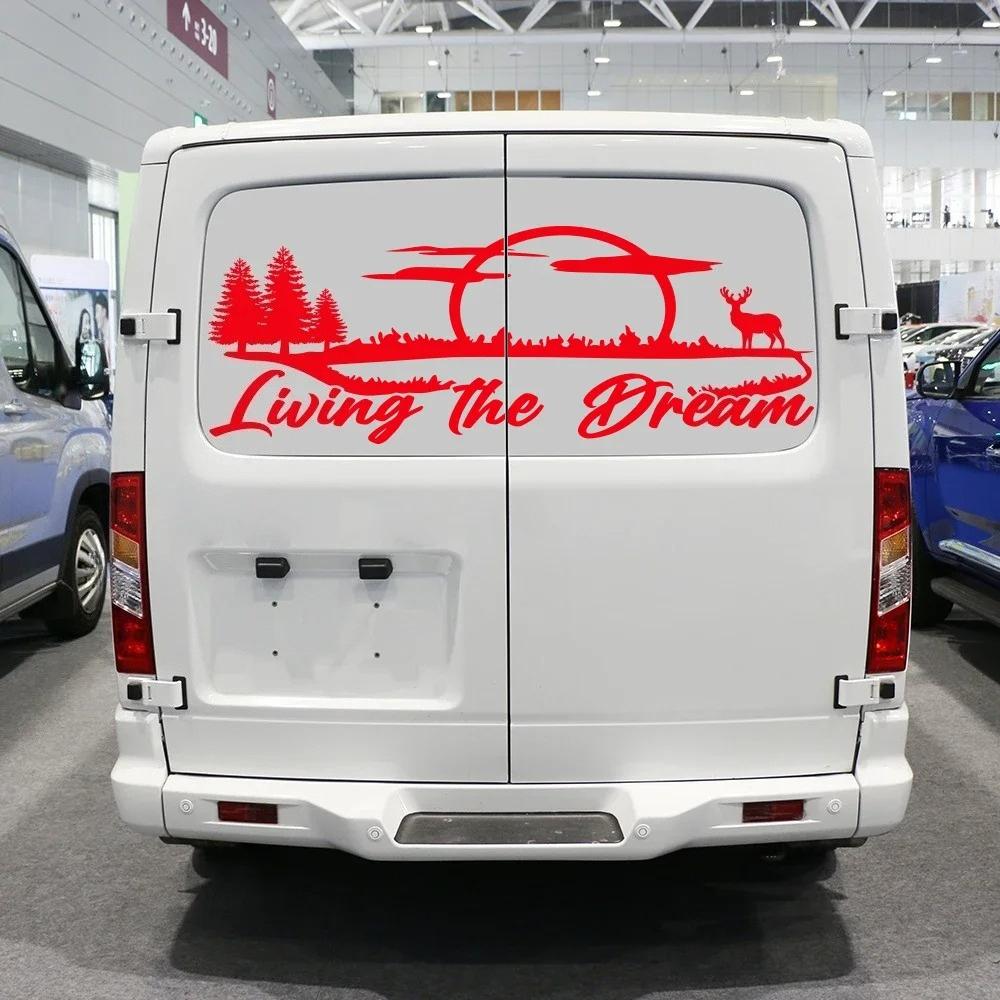 1Pc Car Body Stickers Custom Decor Graphics Vinyl Decals For Fiat Ducato Peugeot Boxer Citroen Jumper Motorhome Auto Accessories