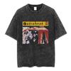Radiohead OK Computer Vintage Washed TShirt British Rock Band Unisex Hip Hop Streetwear Pure Cotton Fashion Casual Short Sleeve