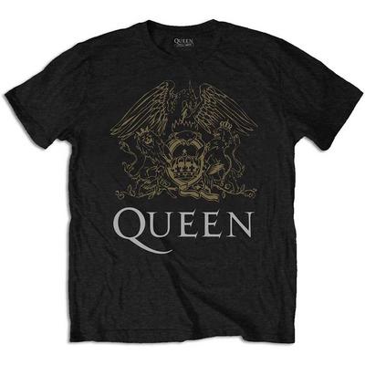 Queen Gold Crest Logo Freddie Mercury offiziell Herren Unisex T-Shirt